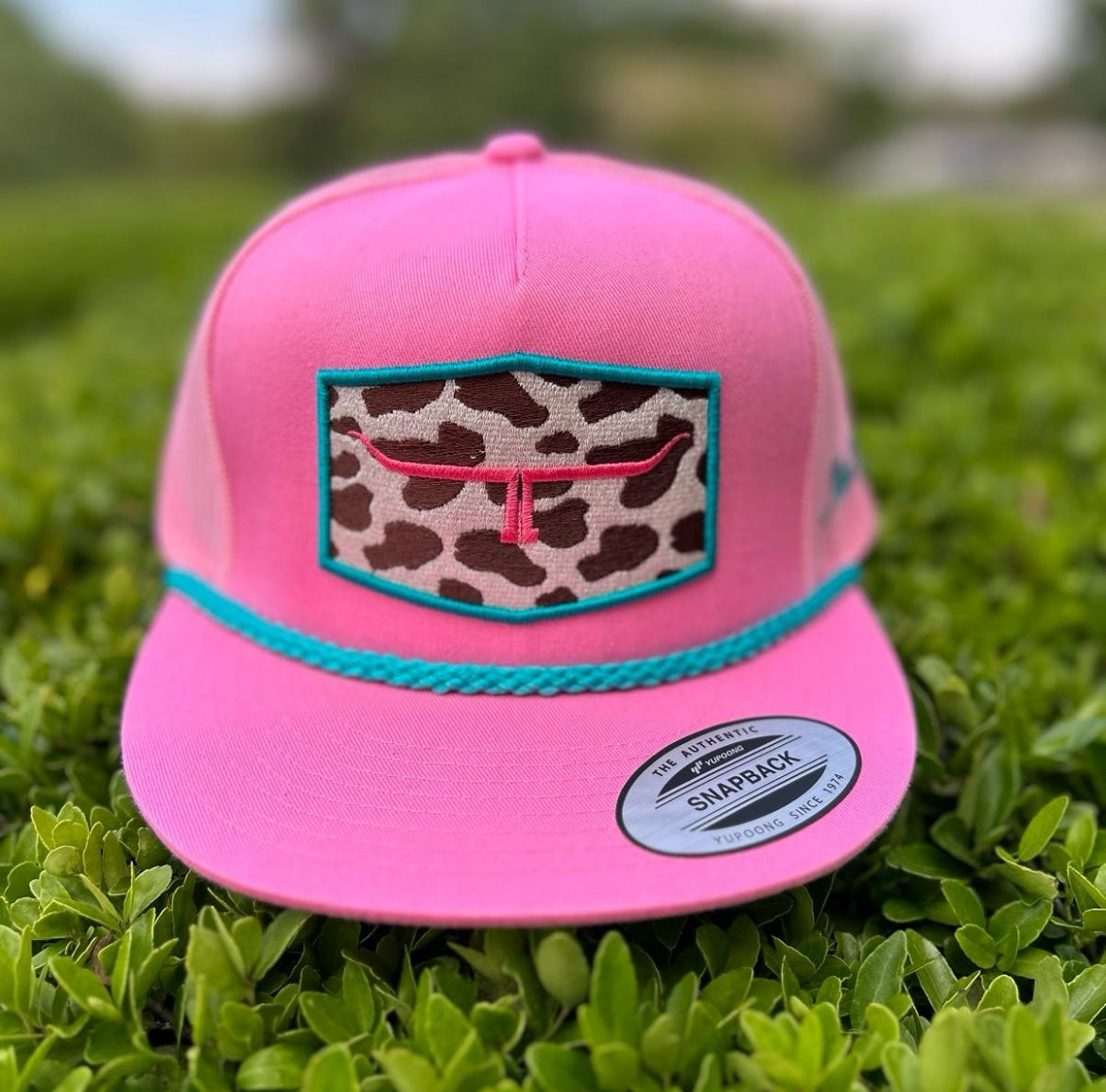 RT cowhide Pink cap